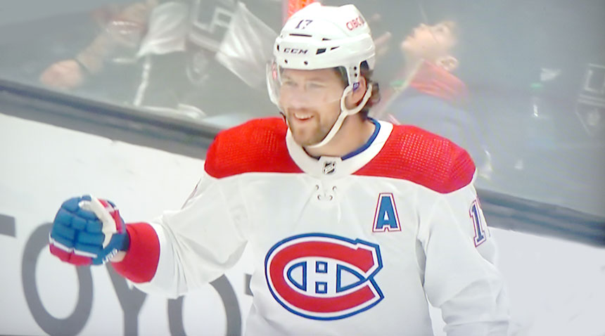 Josh Anderson a marqué son 18ème filet de la saison