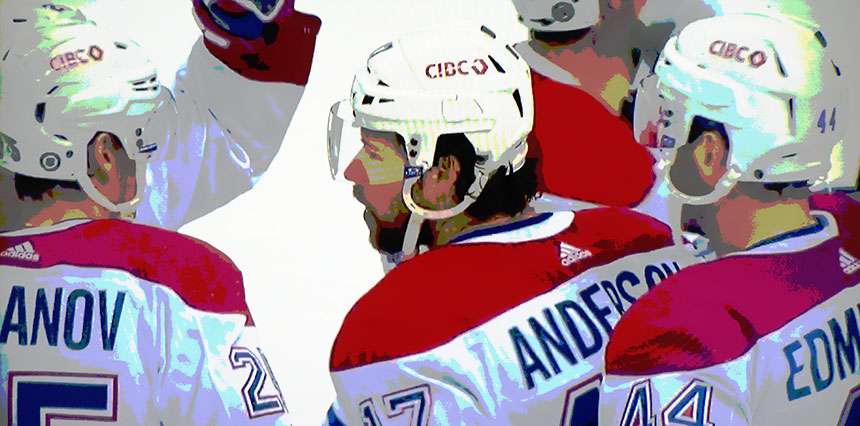 Josh Anderson et ses coéquipiers heureux d'être chanceux