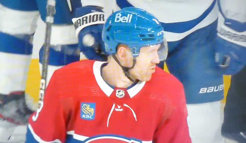 Mike Matheson est sans contredit le général à la ligne bleue du Canadien. Il a joué plus de 25 minutes dans ce match Canadien - Lightning