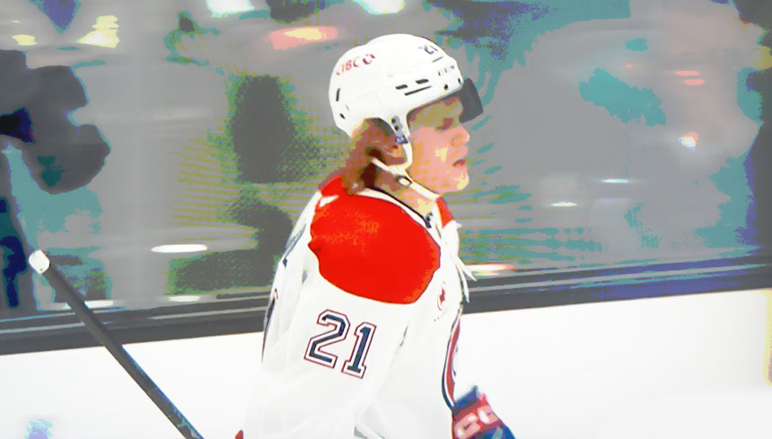 Kaiden Guhle, #21 des Canadiens de Montréal