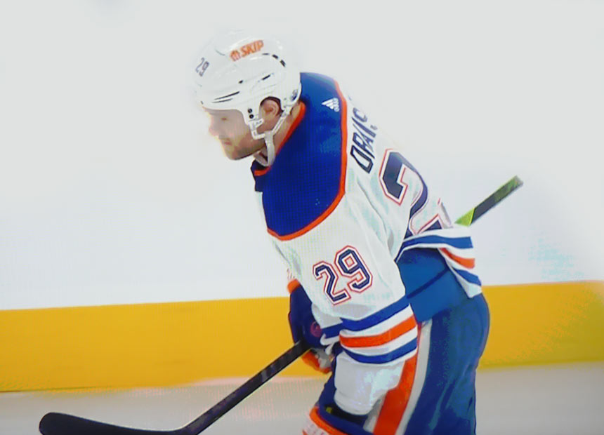 Leon Draisaitl, #29, Oilers d'Edmonton - Illustration 130124