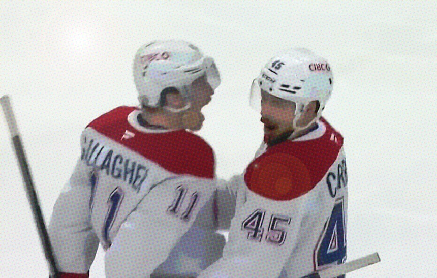 Brendan Gallagher et Alex Carrier célèbrent - Illustration 250222