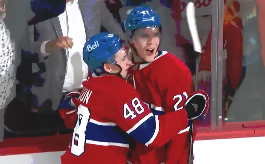 Kaiden Guhle et Lane Hutson Illustration 250416