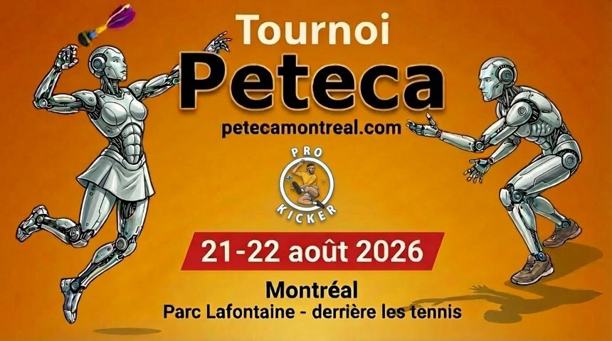 Poster du Tournoi de Peteca de Montréal 2026